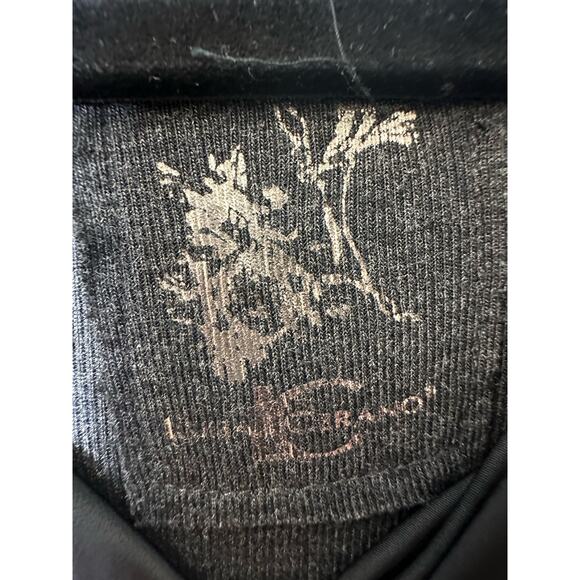 Luisa Cerano Charcoal Bodycon Cowl Neck Knit Dress Sz 10 - Picture 2 of 3